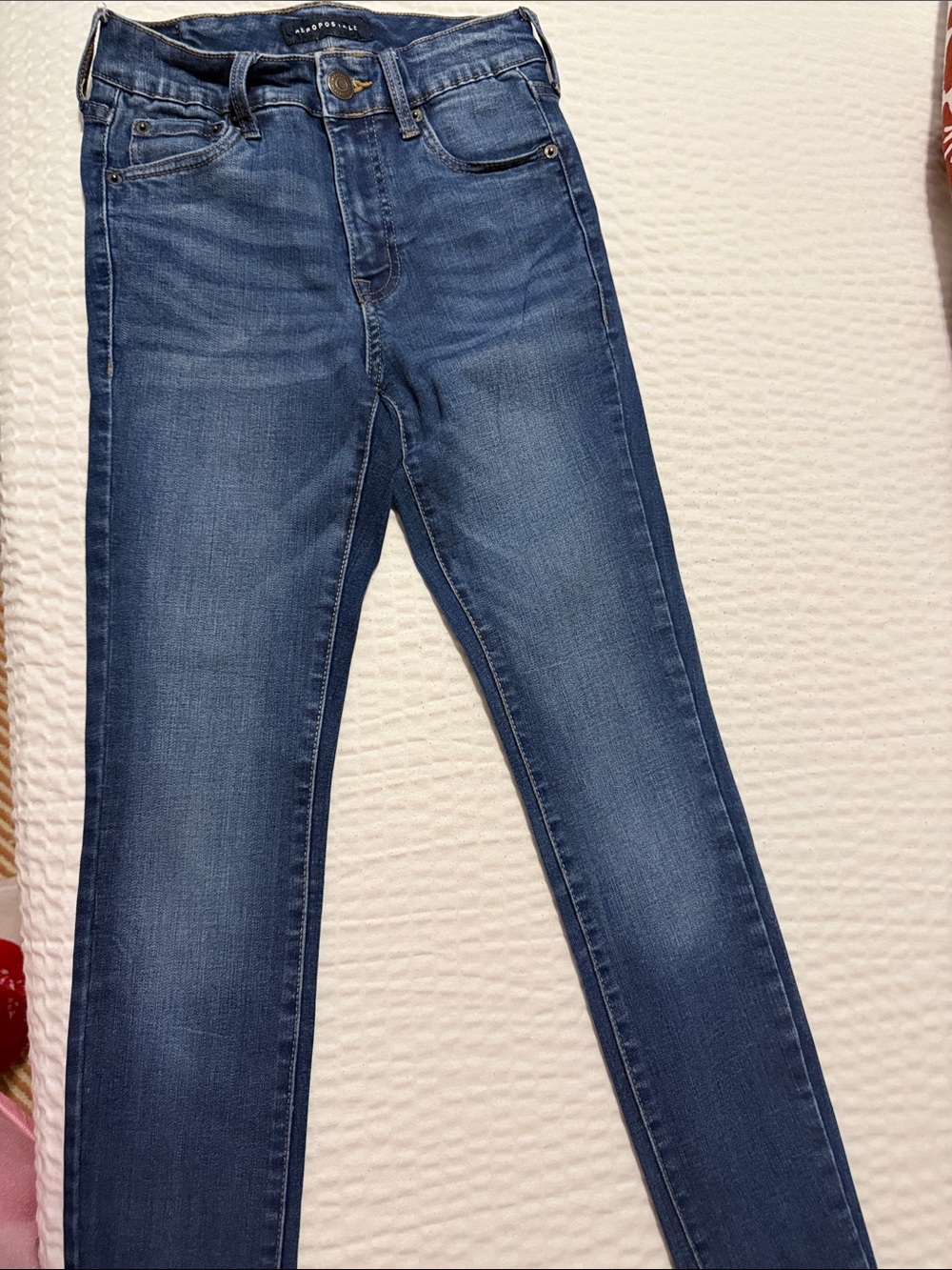 Aeropostale Women's Blue Skinny Jeans